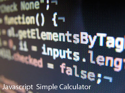 Simple JavaScript Calculator