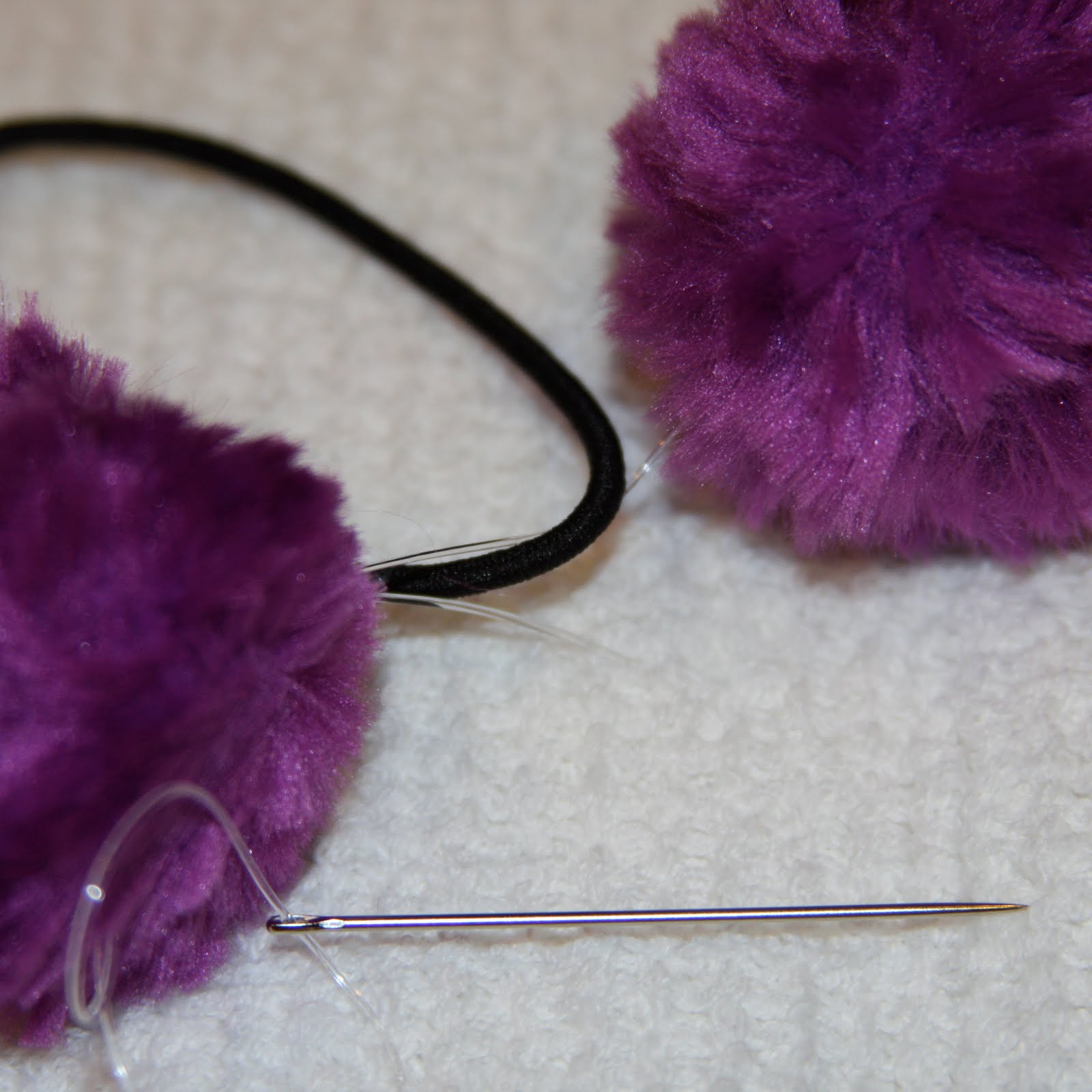 A Little Great A Little Crafty... Pom Pom Hair Bands