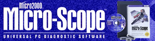 Micro scope pc diagnostic suite v14