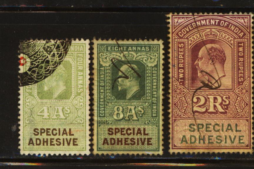 Heritage of Indian stamps site British India King Edward VII ( KED VII