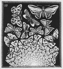 El mundo de M. C. Escher 3_Escher_Schmetterlinge+-+Mariposas
