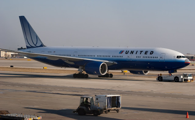 a large airplane on a runway