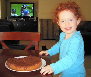 Elliot's first cake she baked on her own!