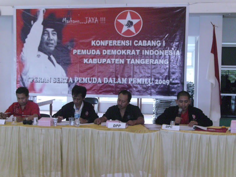 KONFERCAB I PEMUDA DEMOKRAT INDONESIA KAB. TANGERANG