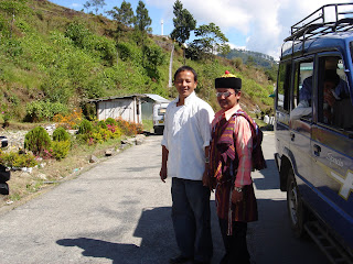 Our Bhutia driver with his Lepcha friend