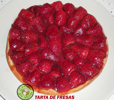 Tarta De Fresas Muy Fácil
