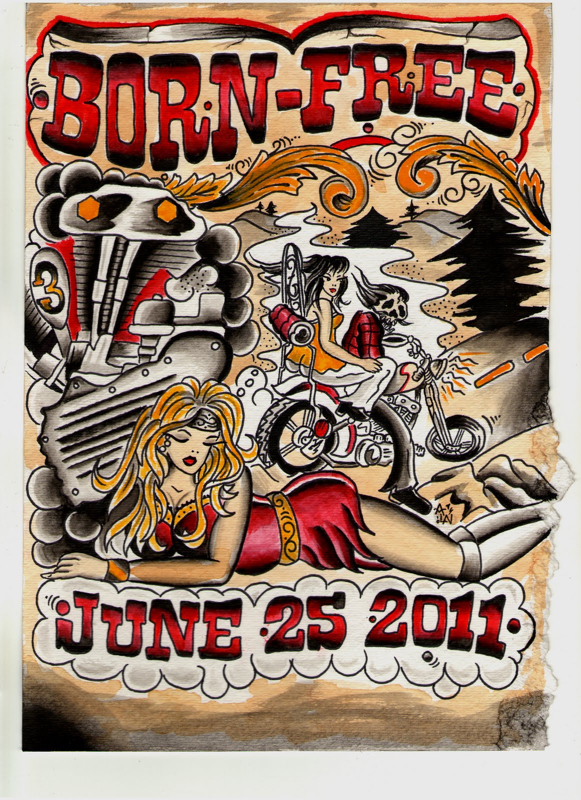 born free flyer contest is over born free motorcycle show born free flyer