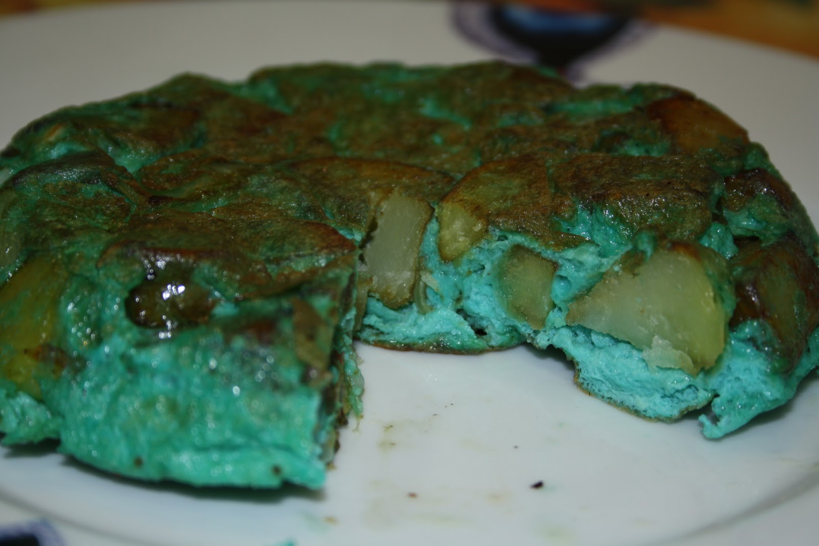 Tiaré de vainilla Tortilla azul