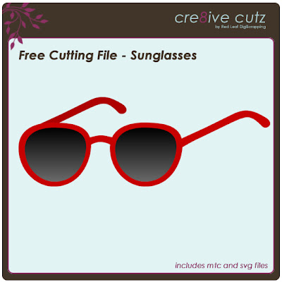 Cre8ive Cutz 3d Svg Cutting Files For Electronic Cutting Machines Free Cutting File Sunglasses