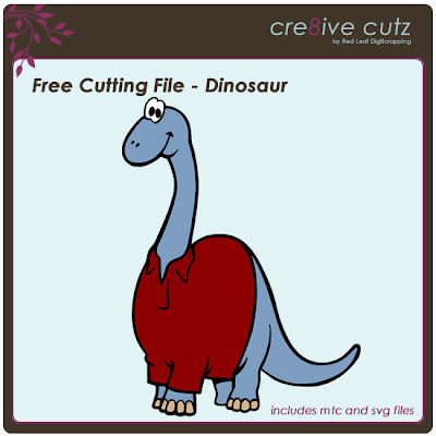 Cre8ive Cutz 3d Svg Cutting Files For Electronic Cutting Machines Free Cutting File Dinosaur