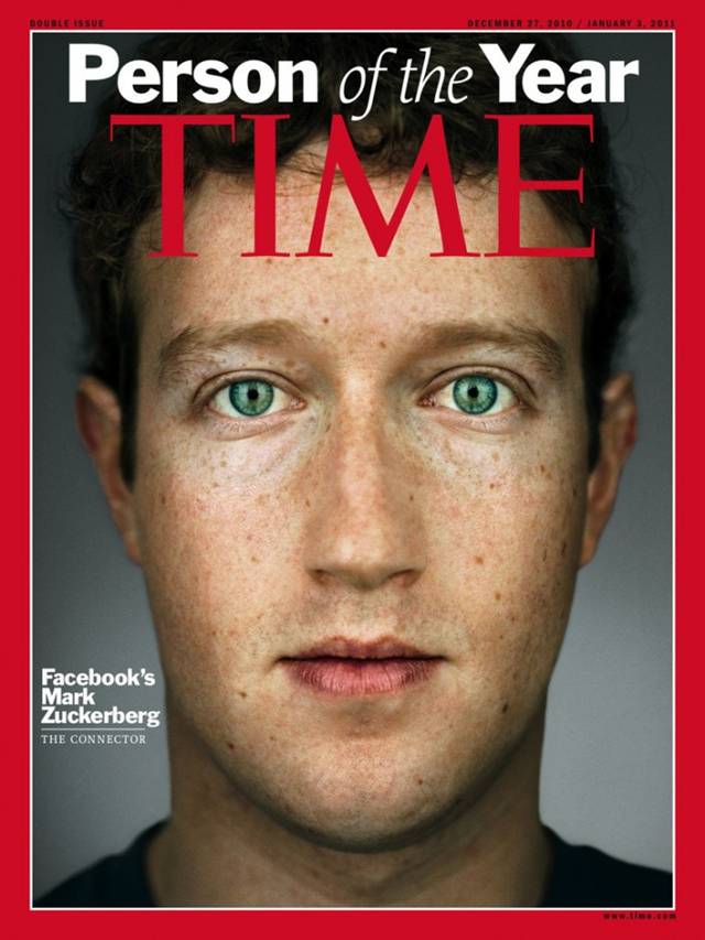 time magazine person of the year 2010. Time / AP. 26-year-old founder