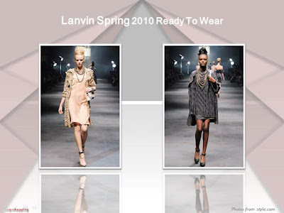 Lanvin Spring 2010 Ready To Wear coat suit dress