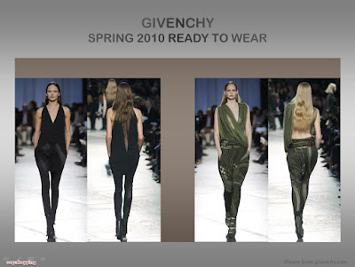 Givenchy Spring 2010 Ready To Wear low back jumpsuit harem pants
