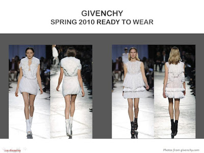 Givenchy Spring 2010 Ready To Wear enbroidered floral lacy dress