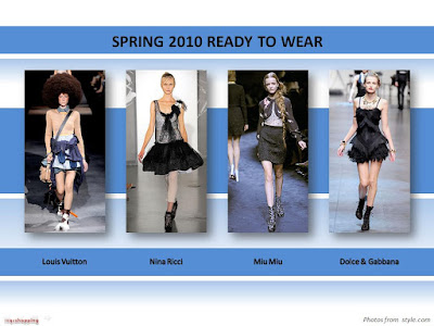 Spring 2010 Ready To Wear shoes booties sandals Louis Vuitton Miu Miu Dolce & Gabbana Nina Ricci