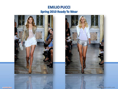 Emilio Pucci Spring 2010 Ready To Wear shorts with jackets