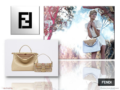 Fendi Spring 2010 Ready To Wear Embroidered Peekaboo bag and baguette bag