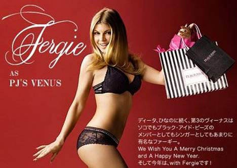 Stylishly Scandalous: Fergie Poses For Lingerie Ads