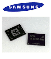 Samsung 8GB embedded memory using moviNAND Technology for mobile devices