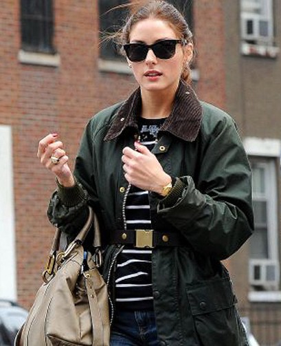 olivia palermo barbour jacket