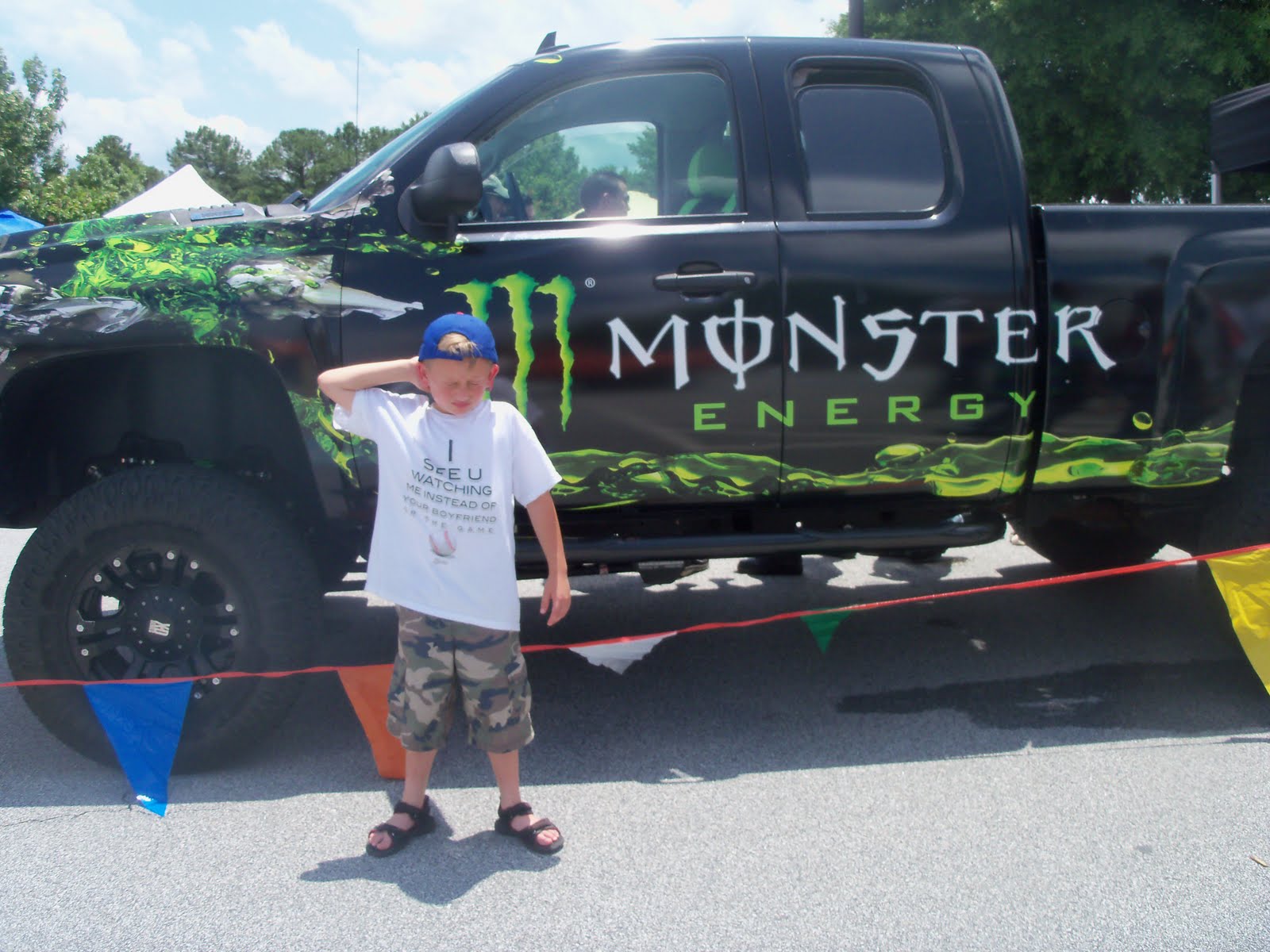 with Monster Energy Truck