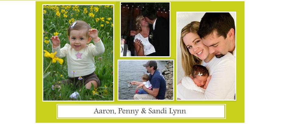 Aaron . Penny . Sandi