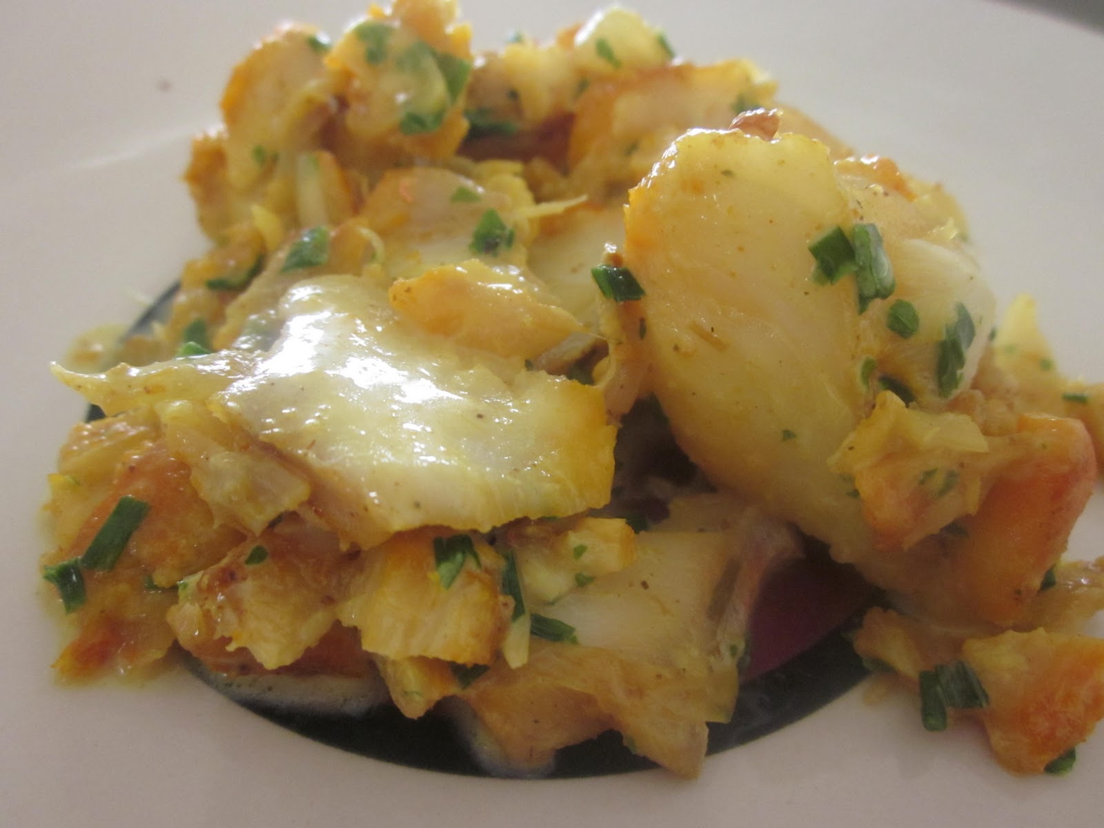 Un Zeste de tout en cuisine. Filet de haddock au curry.