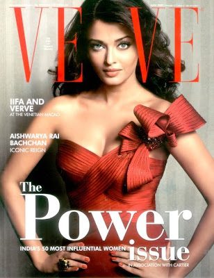 Aishwarya Rai shimmers on Verve cover