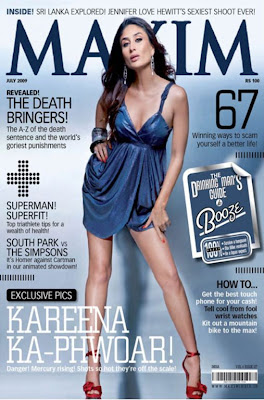 Kareena Kapoor Maxim India July 2009
