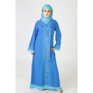 Blue Abaya