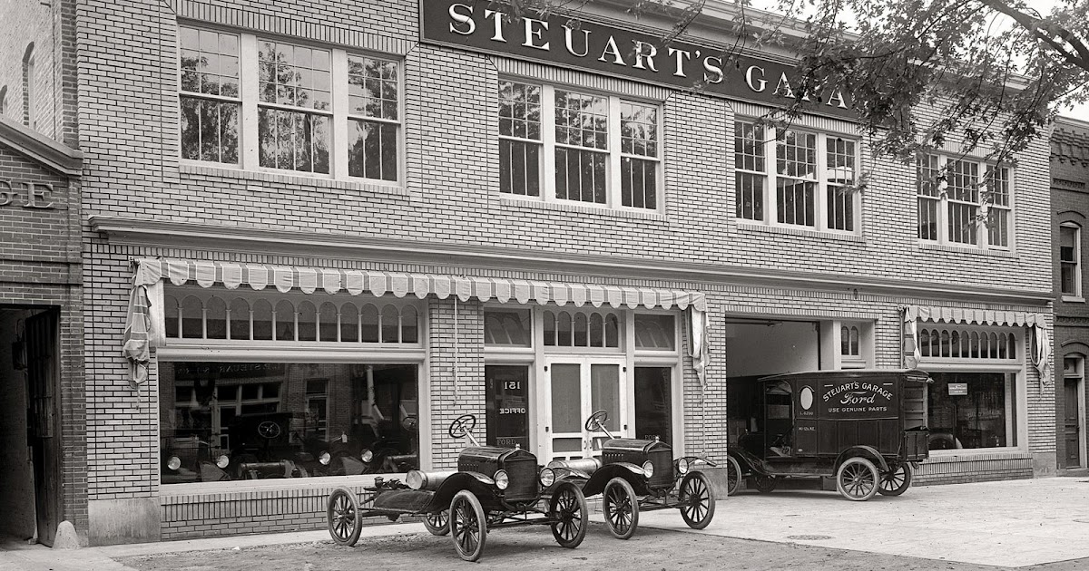 Just A Car Guy Steuart's Garage, Washington DC about 1920
