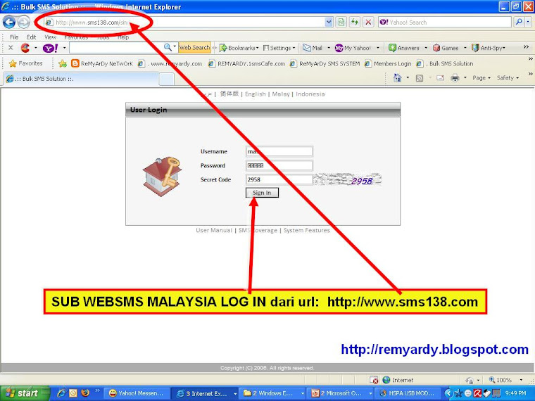 LOGIN WEBSMS MALAYSIA