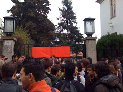 Alunos da Escola Secundária Emídio Navarro de Viseu em luta