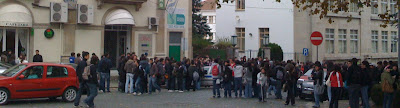 Alunos da Escola Secundária Emídio Navarro de Viseu em luta