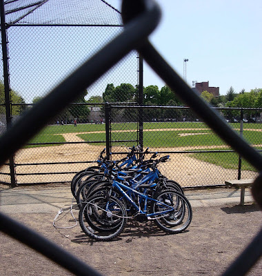 locked bicycles school program Cambridge, MA
