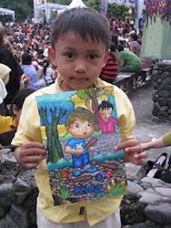 hasil karya gambar anak sanggar Trimanik