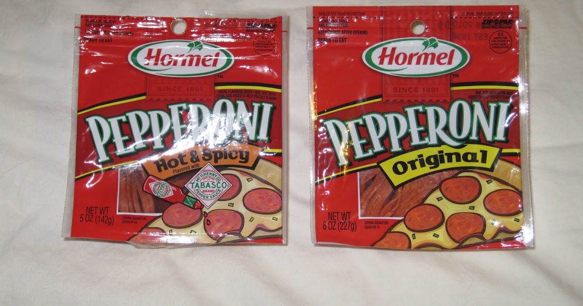 HolyJuan Hormel Pepperoni Hot & Spicy & Smaller by Almost Half.