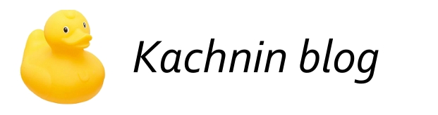 Kachnin blog