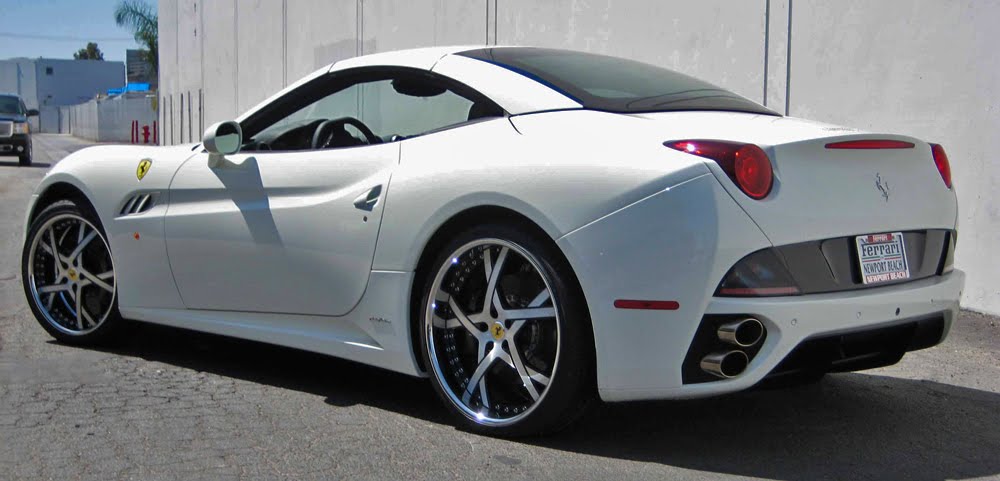 2010 Ferrari California 20x85F 22x11R MOZ TIDE ferrari california white
