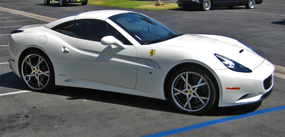 Sexy White Ferrari