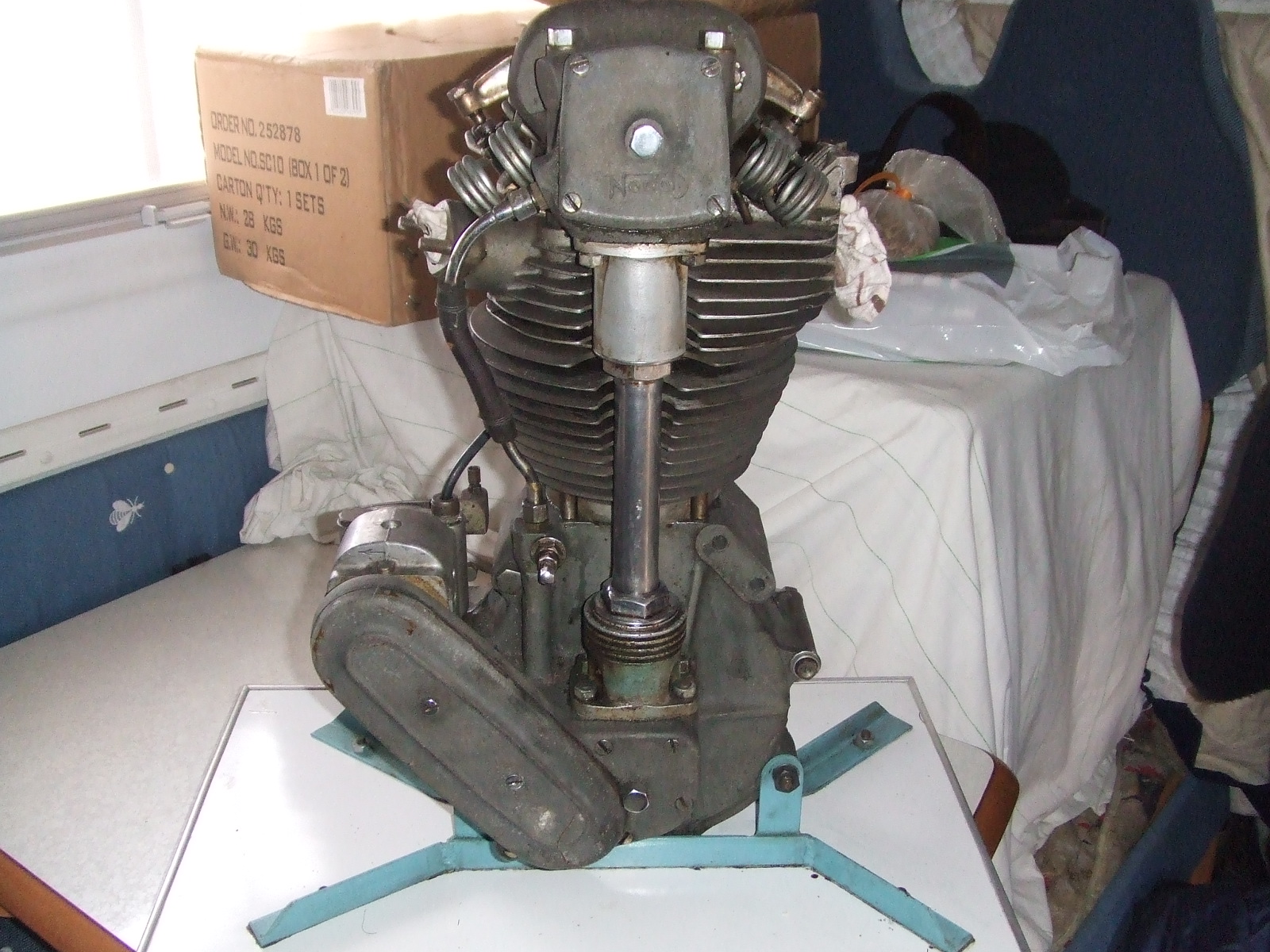 vintage norton motorcycle 1936 M40 Norton engine for sale