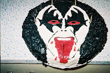 An early cake - Gene Simmons in make-up