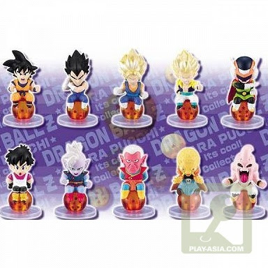 This official Dragon Ball Z Candy Toy Collection consists of 10 different