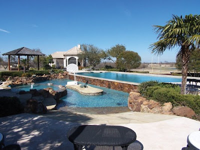 sanders deion mansion house texas gargantuan tricked course pool outdoor nfl player homes