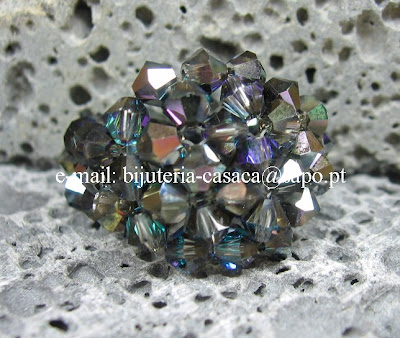 Anel de Cristais Swarovski