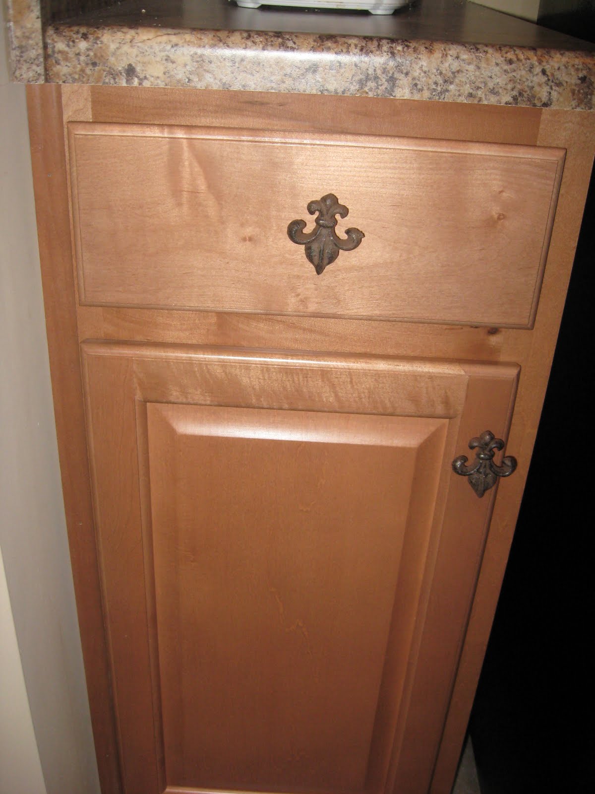 Grass kitchen cabinet hinges Here's a picture of how ours now looks with the exception of the