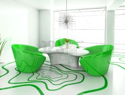 Green Color Furniture