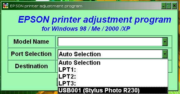 Ssc Software To Reset Printer Epson R220 And Epson R230