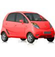 Red Tata Nano