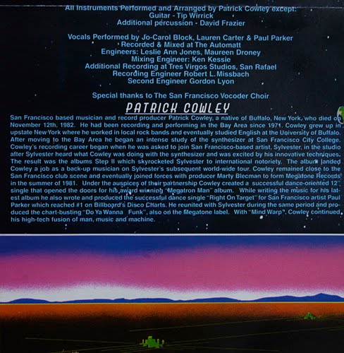 Patrick Cowley Featuring Sylvester Do Ya Wanna Funk Patrick Cowley Featuring Sylvester Do Ya Wanna Funk